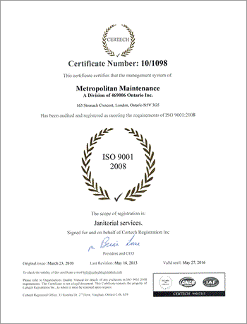 ISO 9001 Registered